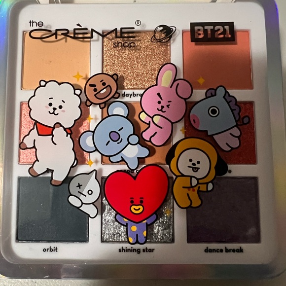 The Creme Shop BT21 Universtar Pop Eyeshadow Palette - 9 Shades - Picture 3 of 8